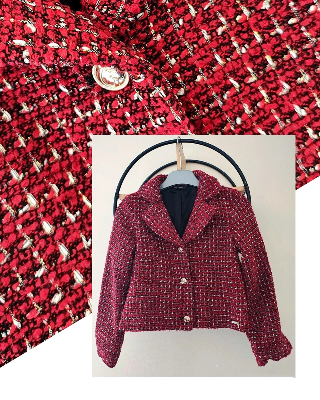 6 ans veste blazer mi saison guess authentique